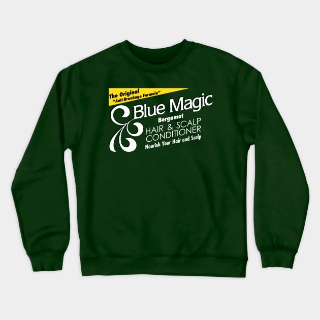 Blue Magic Bergamot Crewneck Sweatshirt by Nazonian